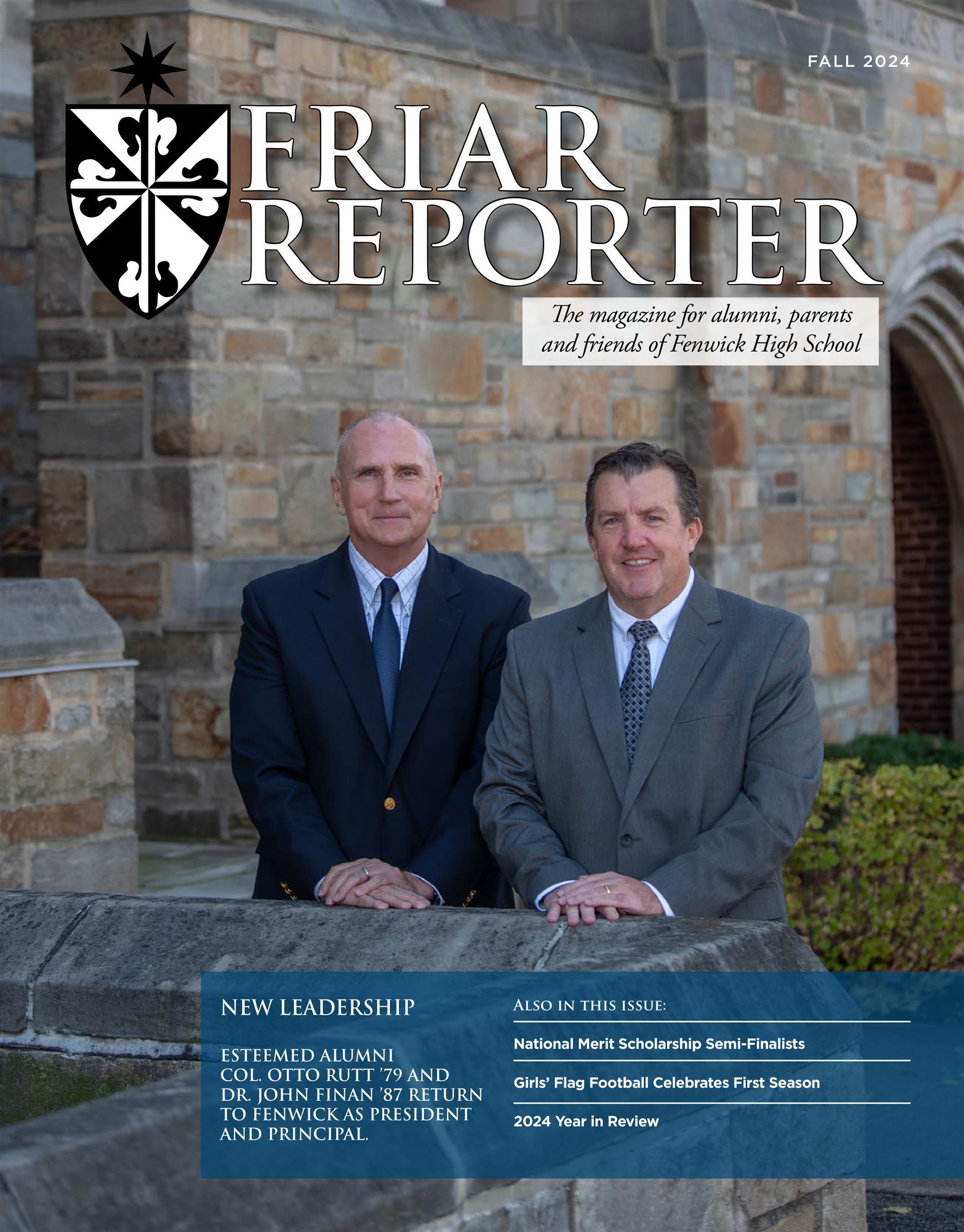 Friar Reporter: Fall 2024