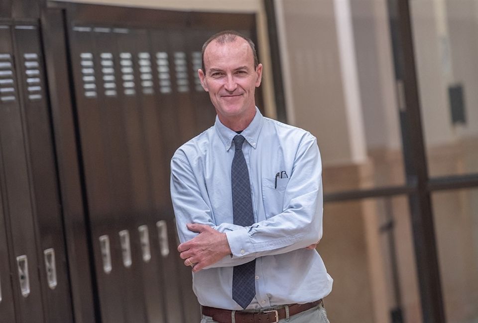 English Teacher and Tennis Coach Mr. Gerard Sullivan has been teaching the students of Fenwick for 36 school years.