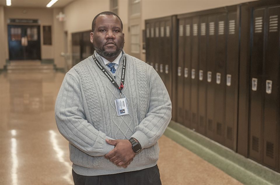 Dean of Students Ray Moland '96 (Bellwood) played football on a semi-final team, wrestled and threw shot put in high school. He also was in Math Club.