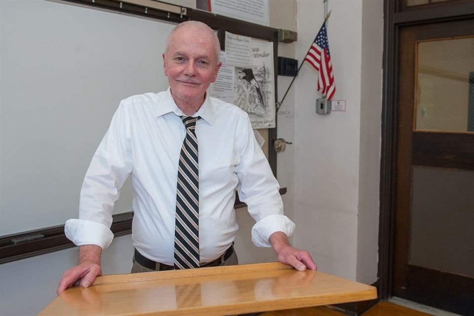 Math Teacher Robert Arscott, who will retire in June, is in his 46th year of teaching – and his 40th at Fenwick!