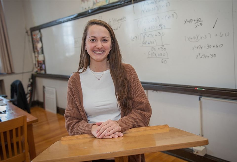 Math Teacher Diane Sabbia, who joined Fenwick in the 2017-18 school year, is passionate about geometry!