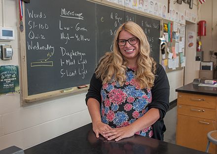 Meet Biology Teacher/WYSE Coach and Swimming Alumna Amy Christophell '06.