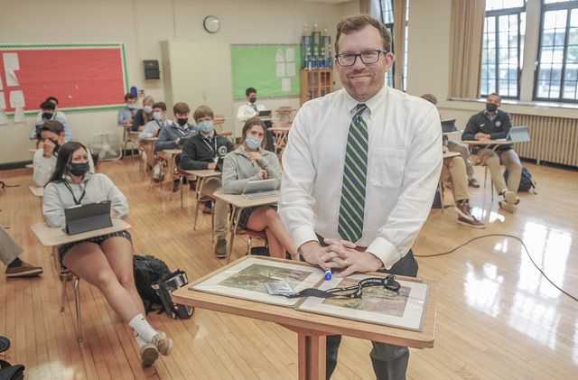 Now in his twelfth year of teaching Friars, Mr. Alex Holmberg is a Fenwick alumnus (Class of '05), Social Studies Department Chair and the school's Activities Director.