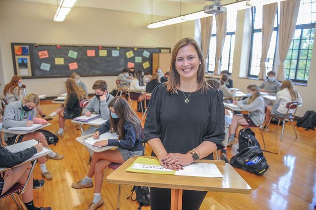 Meet Spanish Teacher and Fenwick alumna Marianne Palmer Carrozza '96, who is in her third year back at Fenwick!